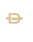 Diamond Stirrup Ring