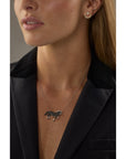 Black Diamond Dressage Necklace