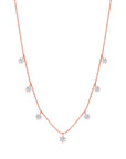 Medium Floating Diamond Necklace