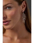 Morganite Folha Earrings
