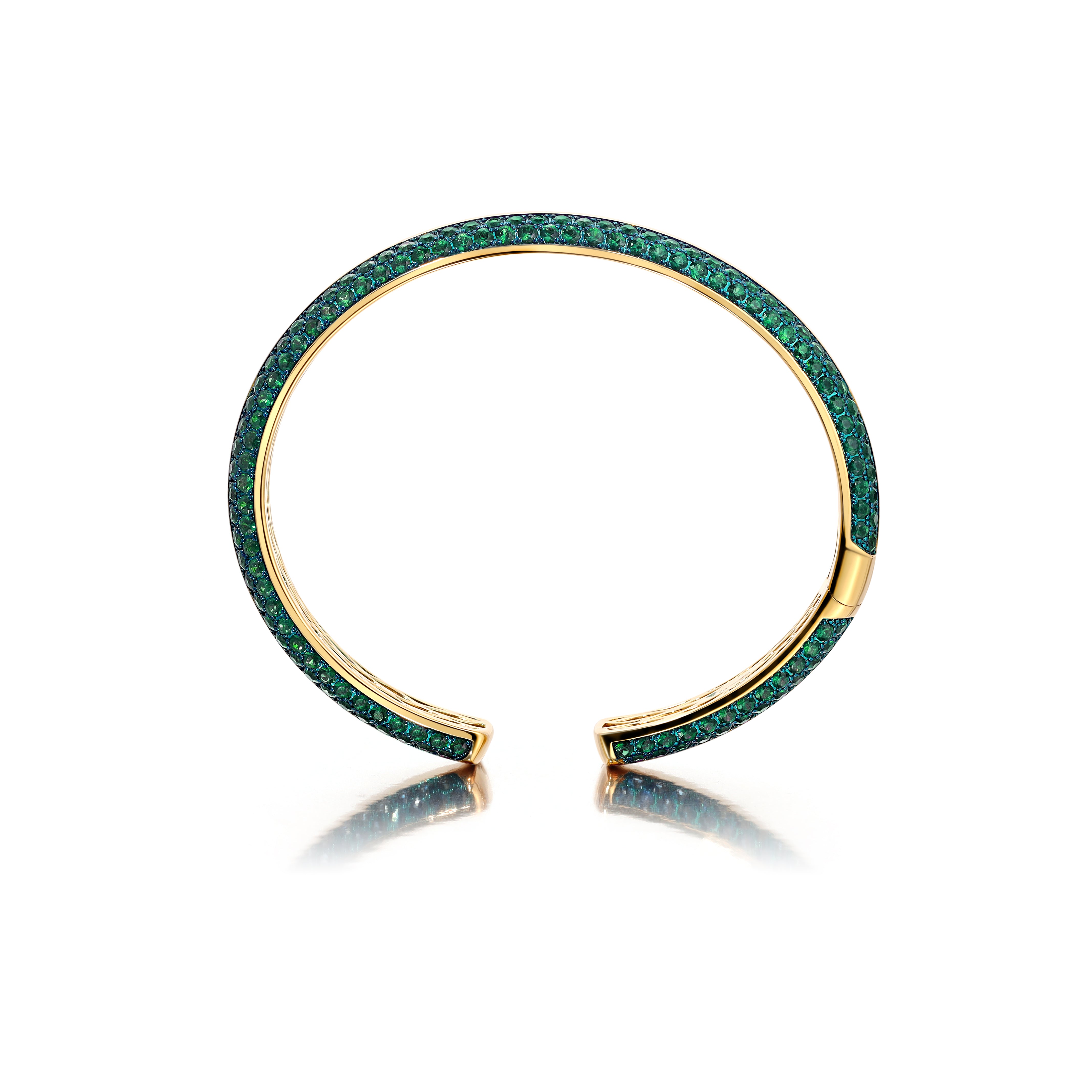 Ouro Emerald Bangle