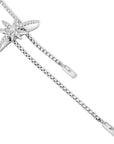 Shooting Starburst Slide Lariat Necklace