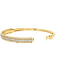 Large Pluma Diamond Bangle