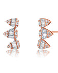 Pluma Trio Pear Shape Ear Climbers