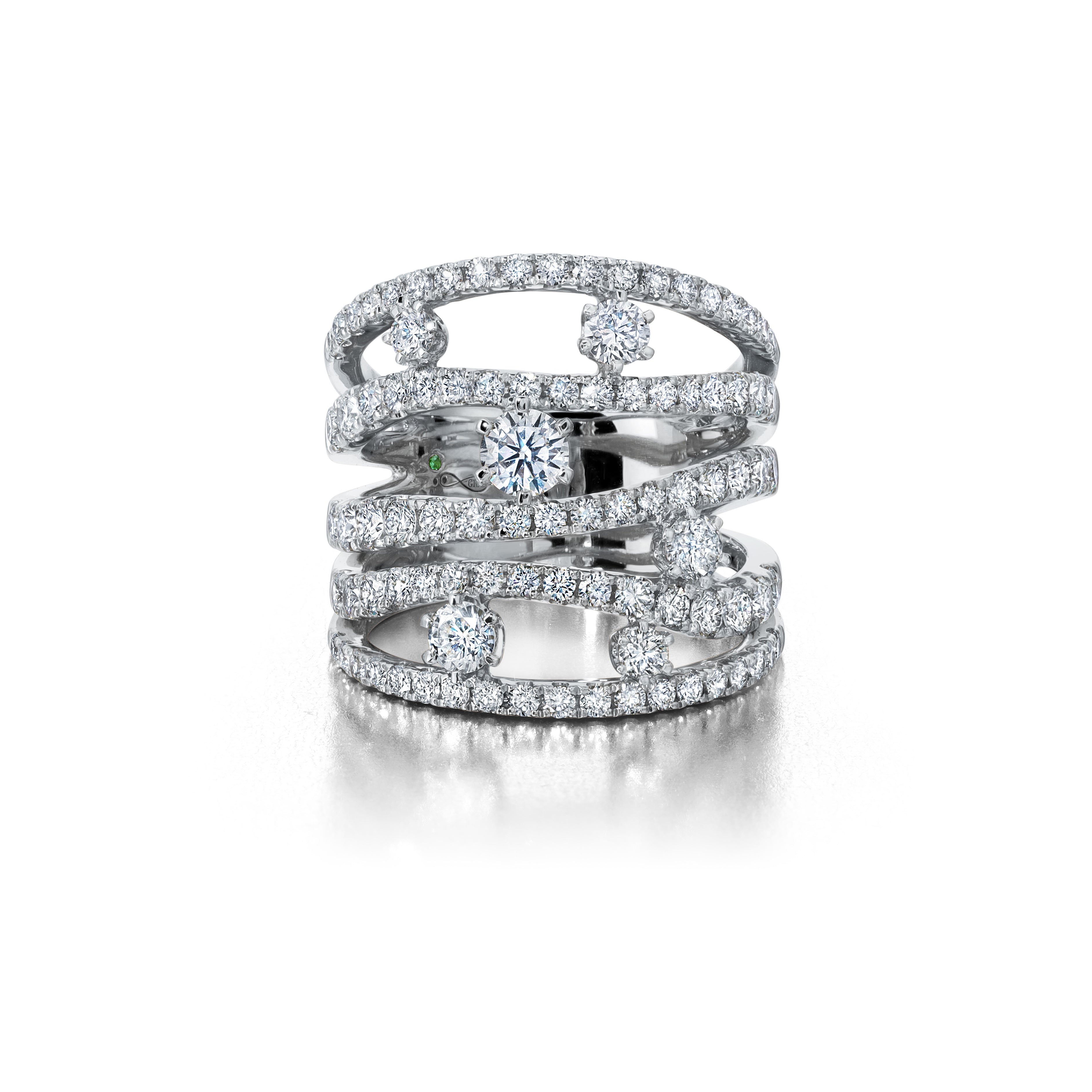 Diamond Rio Cage Ring