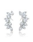 Diamond Marquise Large Ascension Ear Climbers