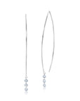 Graziela Gems - Floating Diamond Earrings - White Gold