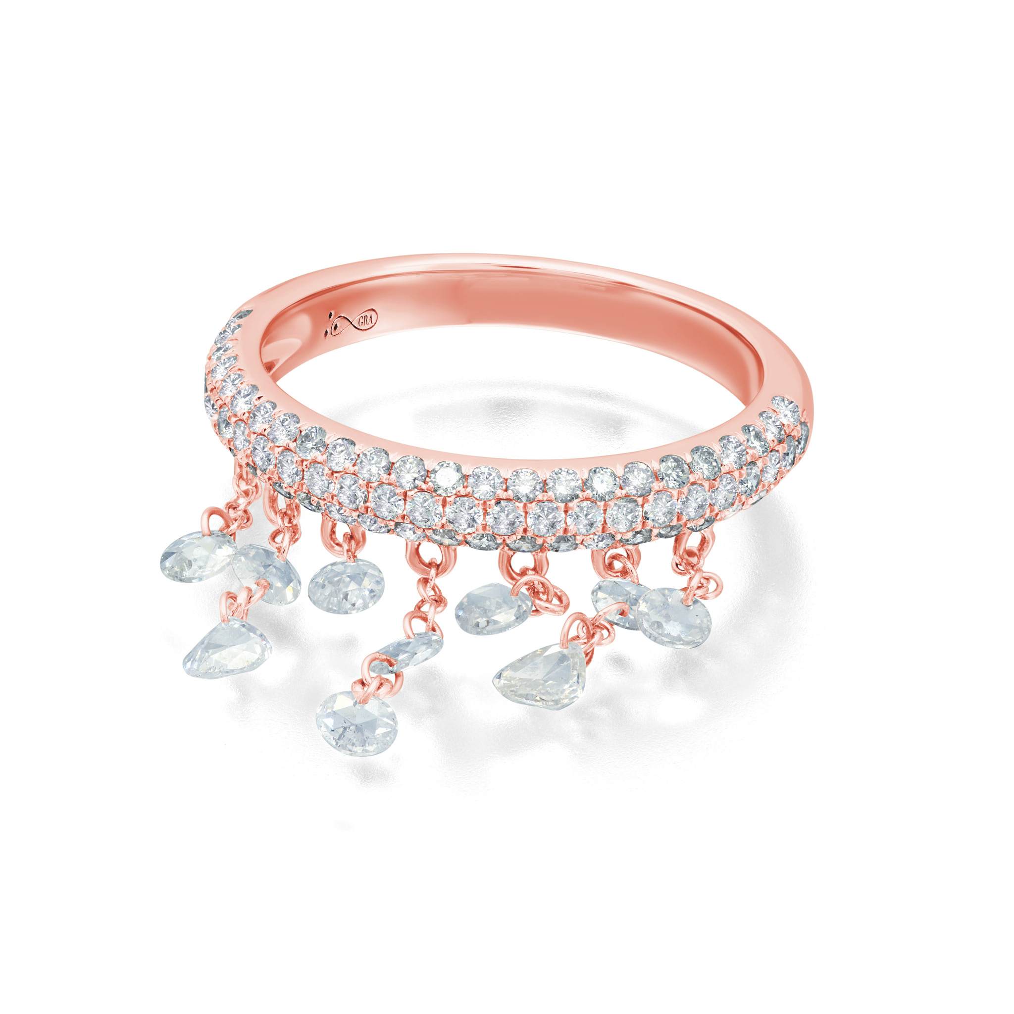 Floating Diamond Ring