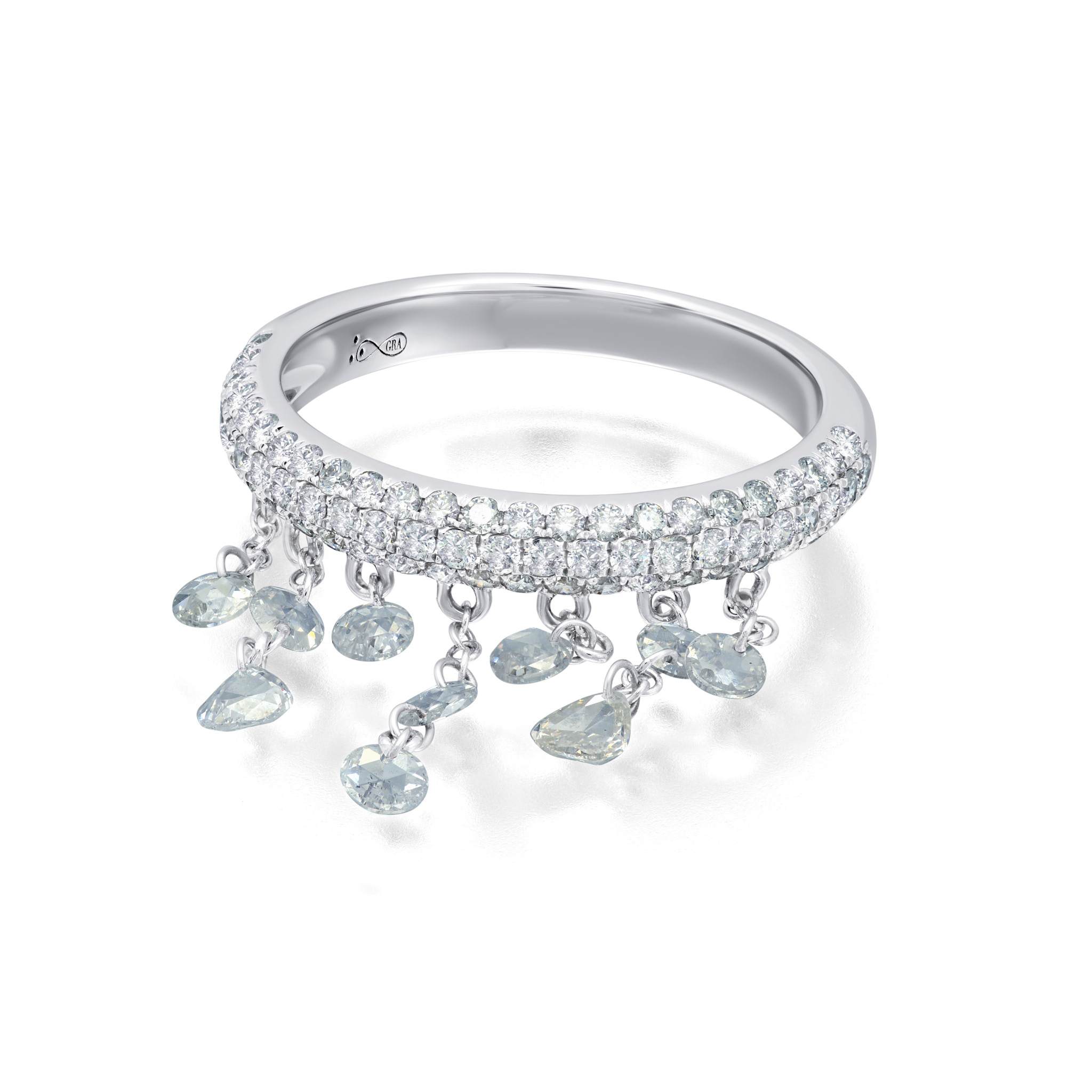 Floating Diamond Ring