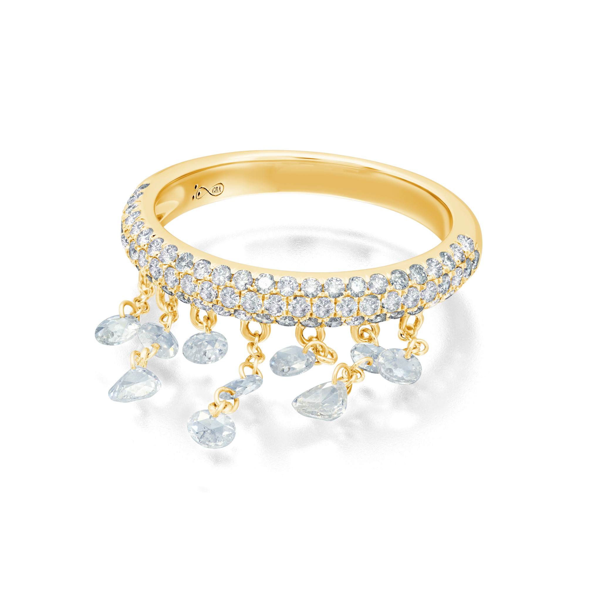 Floating Diamond Ring