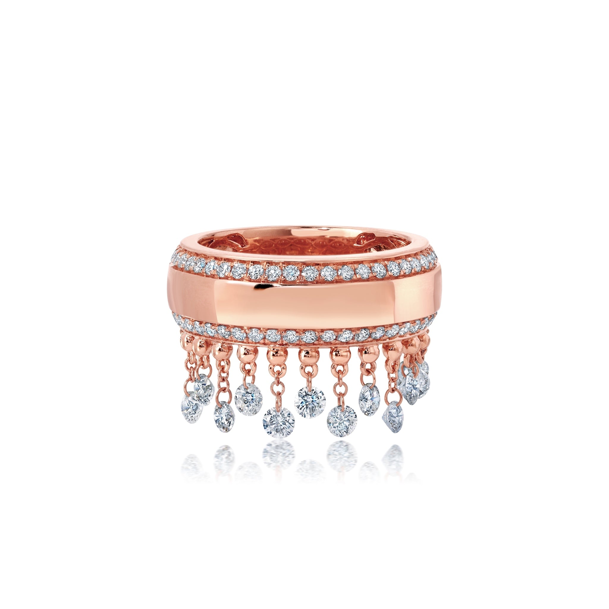 Floating Diamond Cigar Band