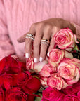 Dazzling Floating Diamond Cigar Band
