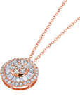 Graziela Gems - Necklace - Diamond Medium Pizza Necklace - 