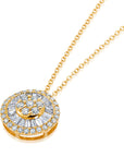 Graziela Gems - Necklace - Diamond Medium Pizza Necklace - 