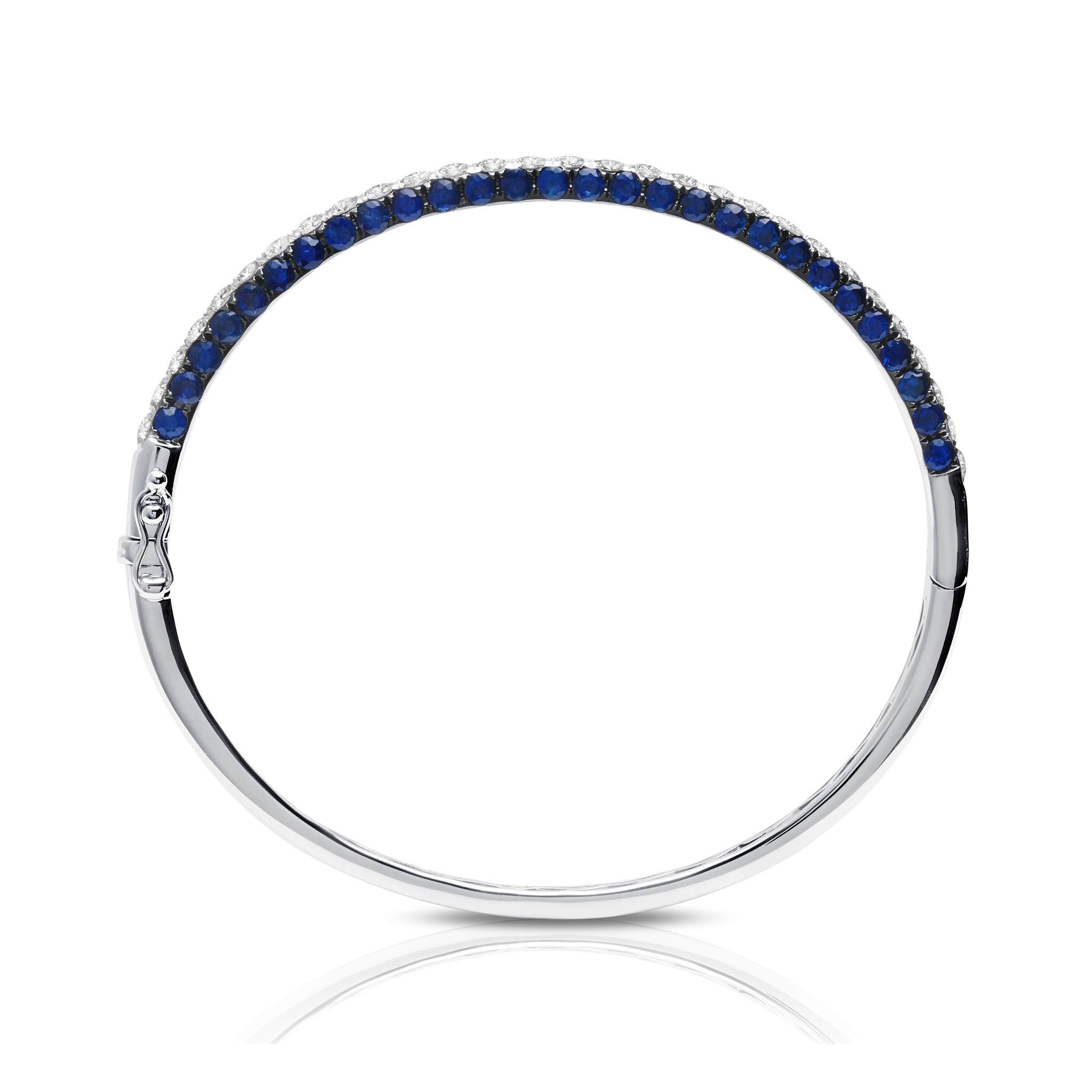 Graziela Gems - 3 Sided Sapphire Bangle - 