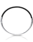 Graziela Gems - 3 Sided Black & White Diamond Bangle - 