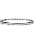 Graziela Gems - 3 Sided Black & White Diamond Bangle - 