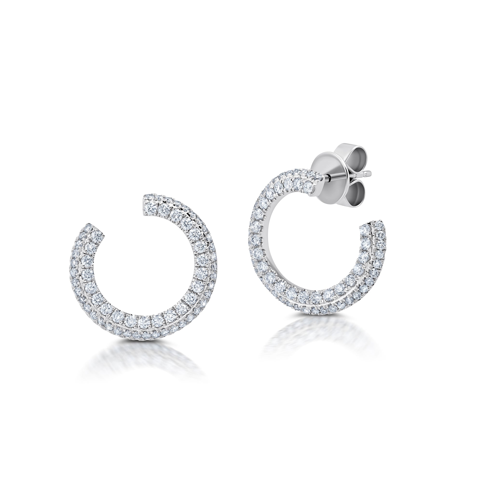 Diamond 3 Sided Forward Facing Hoops