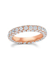 Diamond 3 Sided Band Ring